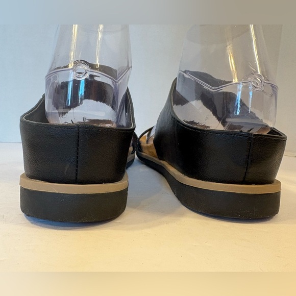 Eurosoft by Sofft black 2 band sandals size 8M - Picture 8 of 10